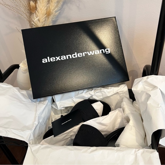 Alexander Wang Black Lycra Sienna Mule - Picture 3 of 8